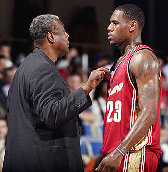 A veteran coach, Paul Silas is happy to lay down the law to his prodigy.
